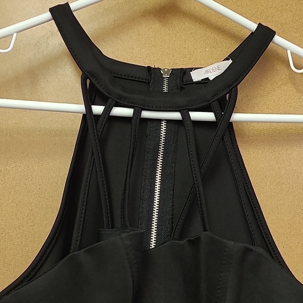 Ardene Size S Black Halter Mini Dress - Picture 6 of 10